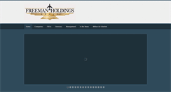 Desktop Screenshot of freemanholdingsgroup.com